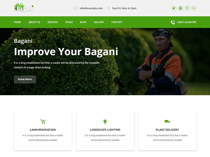 bagani-gardening-and-landscaping-bootstrap4-template