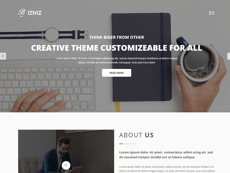 bizniz-corporate-business-html-template