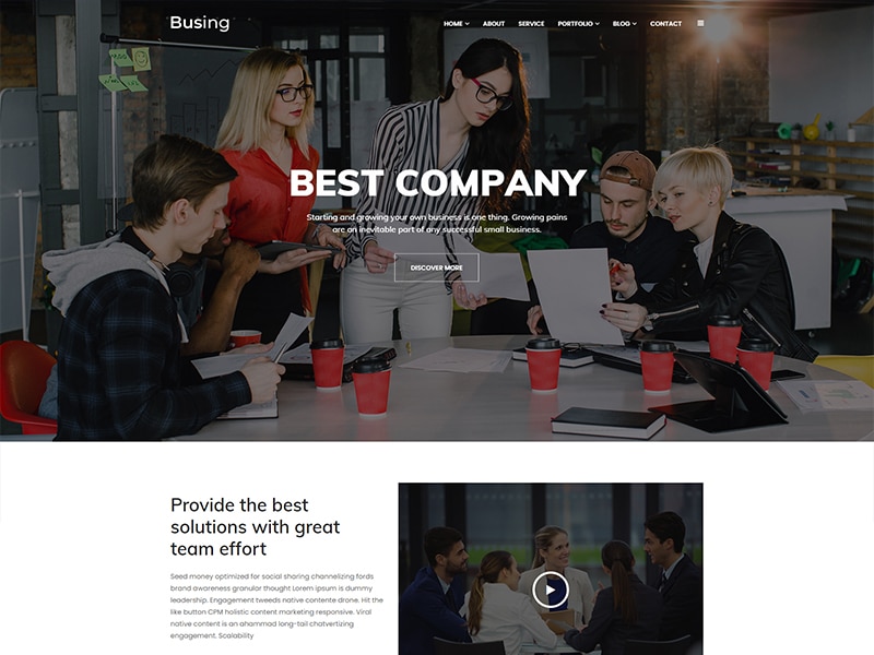 Busing – Business Consulting Bootstrap 5 Template