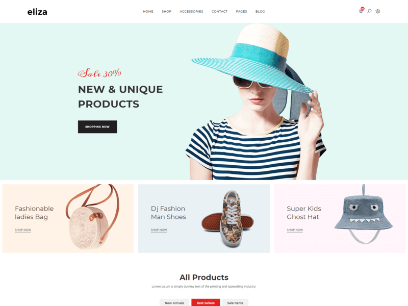 Eliza – Fashion HTML Template