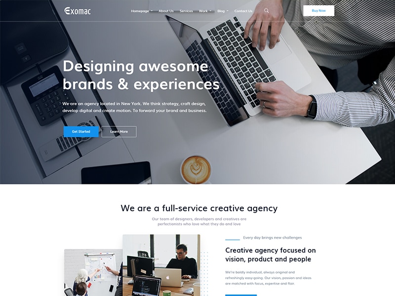 Exomac – Corporate Business Bootstrap 5 Template