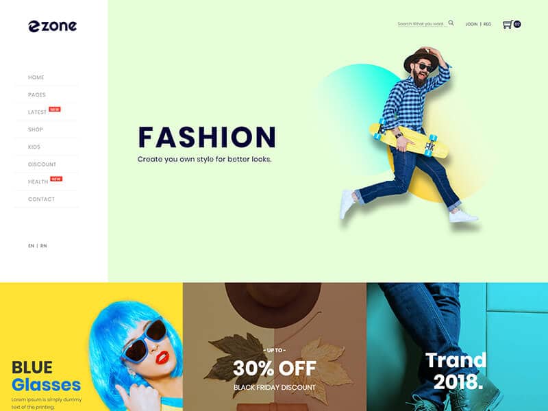 Ezone – Mega Shop eCommerce HTML Template