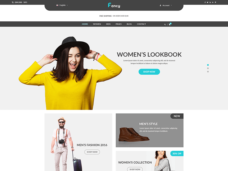 Fancy – Fashion HTML Template