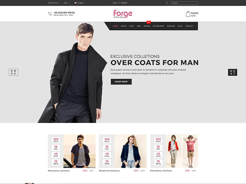 forge-fashion-store-html-template