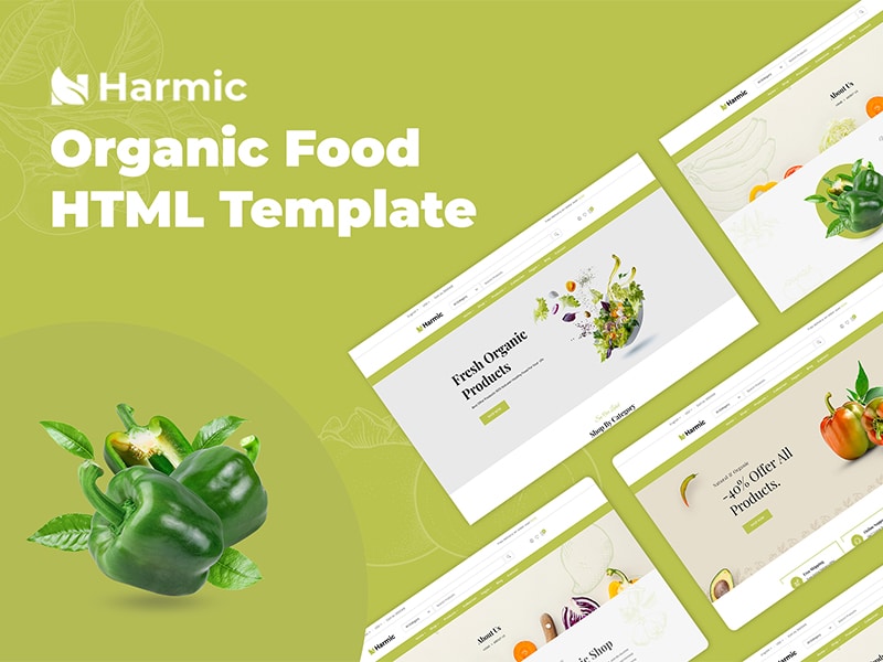 Harmic – Organic Food HTML Template