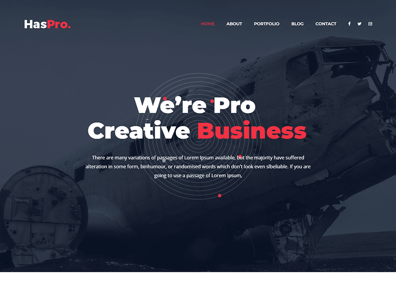 Haspro – Corpoate Business HTML Template