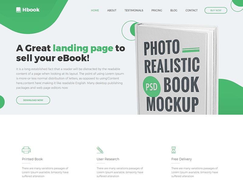 hbook-book-landing-page-html-template