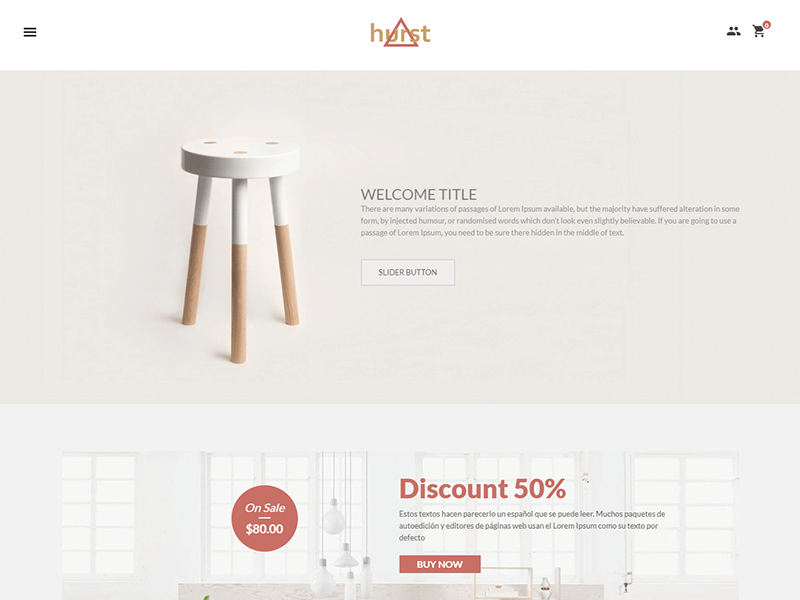 Hurst – Furniture Store eCommerce HTML Template