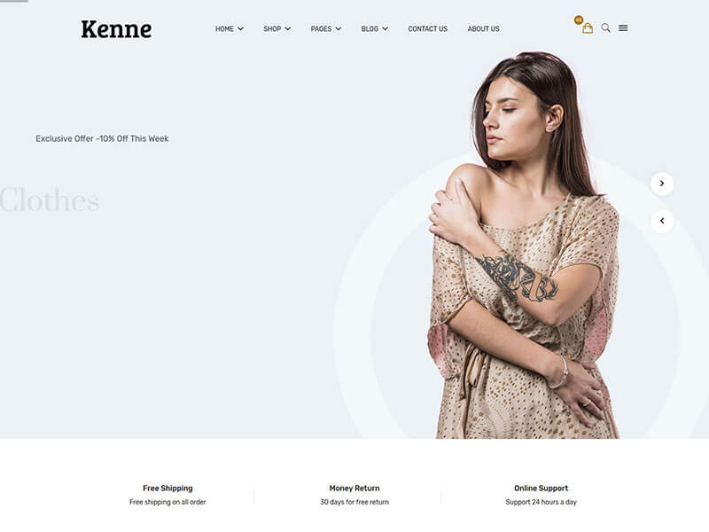 Kenne – Fashion Store HTML Template