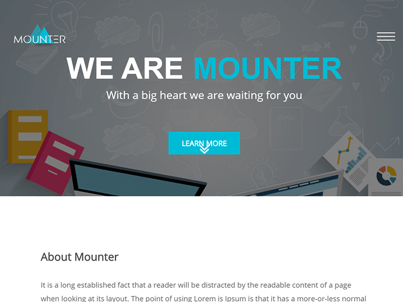 Mounter – Corporate HTML Template