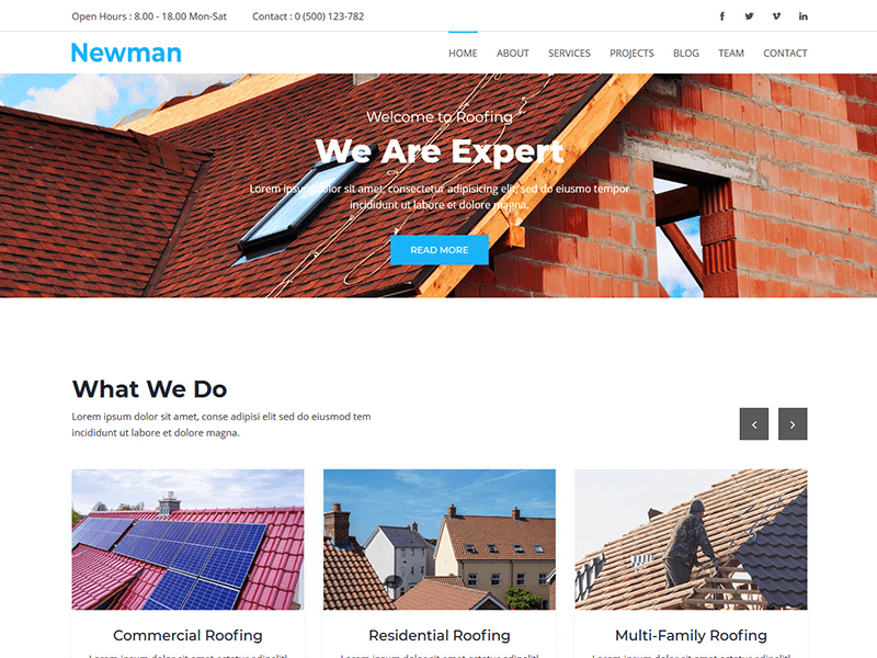 newman-resort-hotel-template