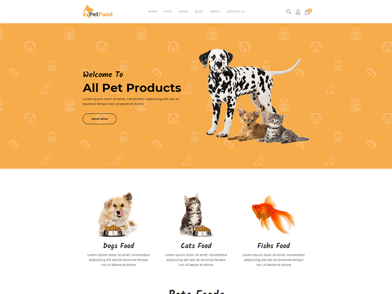 pet-food-pets-siter-ecommerce-bootstrap4-template