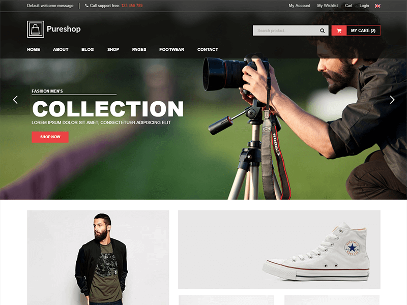 Pureshop – Fashion Shop HTML Template