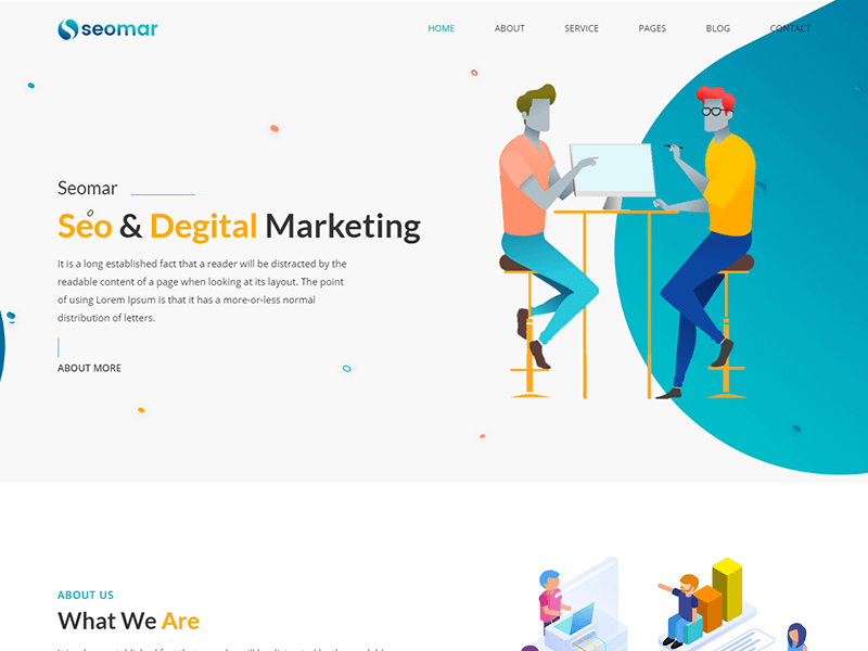 Seomar – SEO Digital Marketing HTML Template