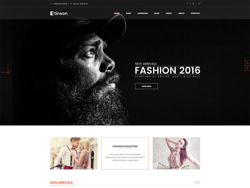 Stinson – Fashion Store HTML Template