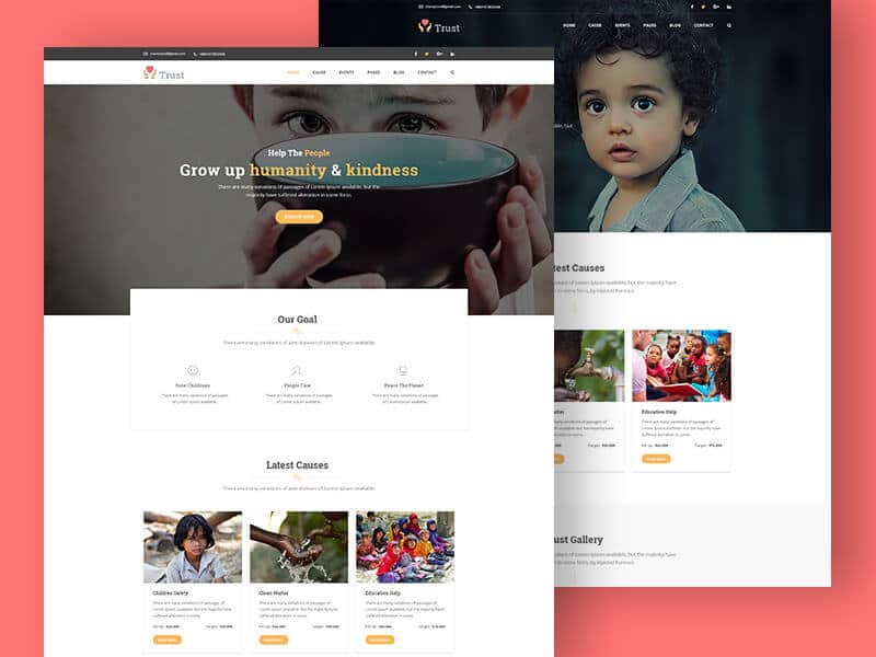 Trust – Nonprofit Charity HTML Template