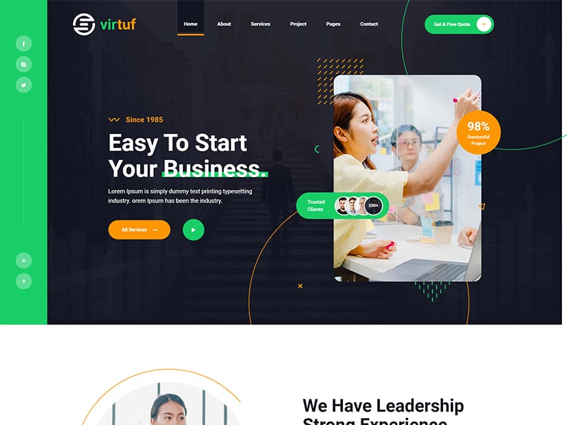 Virtuf – Creative Agency Bootstrap 5 Template